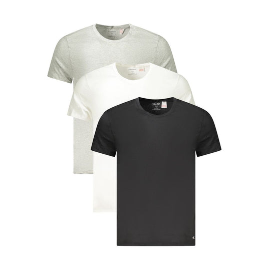 Calvin Klein Brown Cotton Men T-Shirt