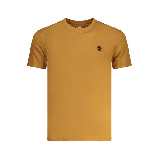 Timberland Brown Cotton Men T-Shirt