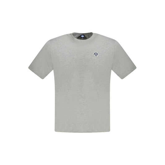 North Sails Brown Cotton Men T-Shirt