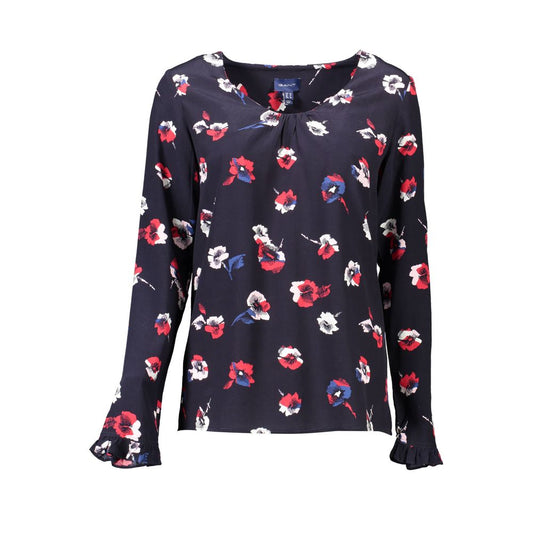 Gant Blue Viscose Women Blouse