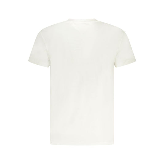 Tommy Hilfiger White Cotton Mens T-Shirt