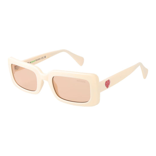 Guess Beige Unisex Sunglasses