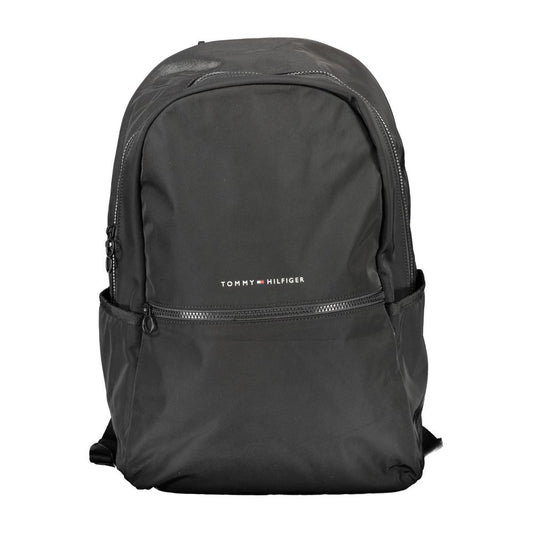 Mochila de poliéster negra Tommy Hilfiger