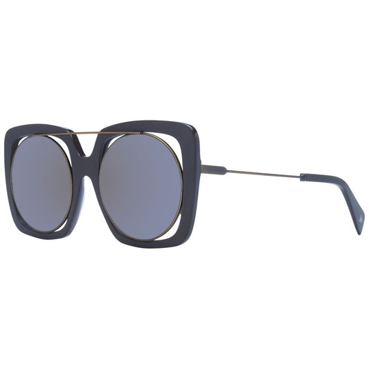 Gafas de sol unisex marrones Yohji Yamamoto