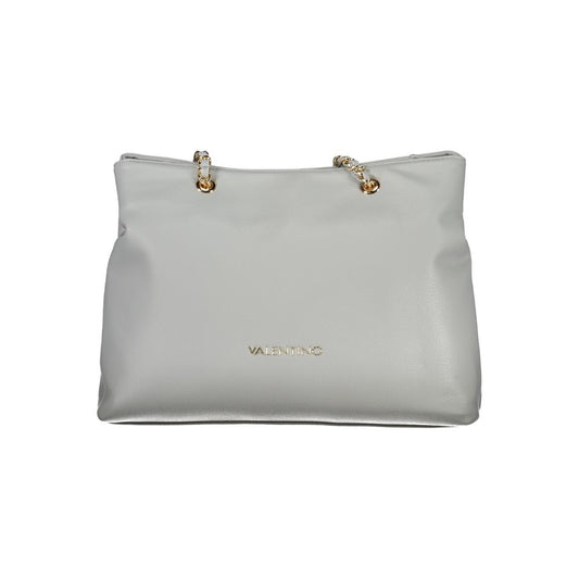 Mario Valentino Gray Polyethylene Handbag