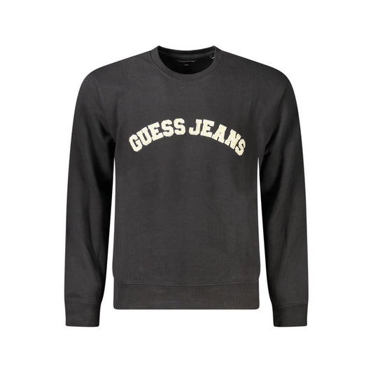 Guess Jeans Black Cotton Sweater