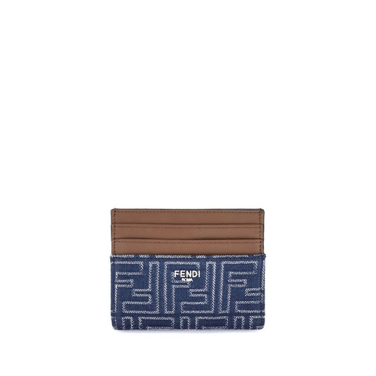 Fendi Denim Card Holder