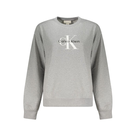 Calvin Klein Gray Cotton Sweater