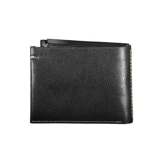 La Martina Black Leather Wallet