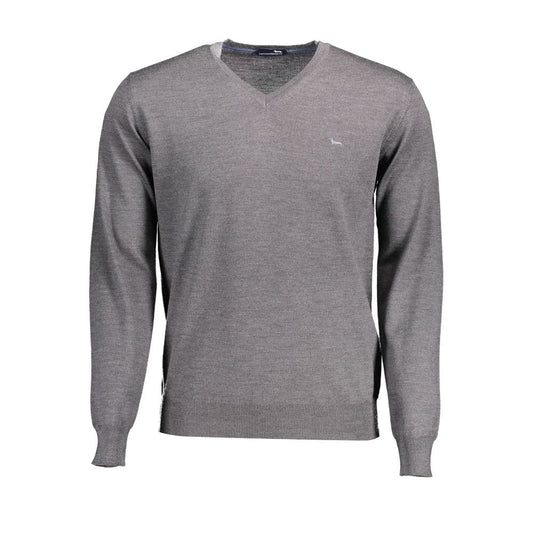 Suéter de lana gris Harmont & Blaine