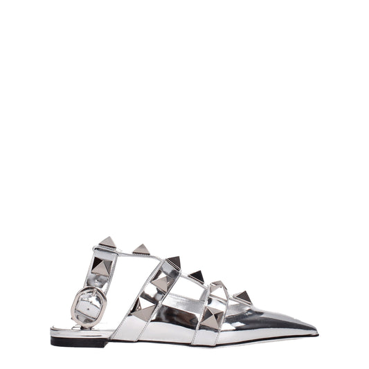 Valentino Garavani Gray Leather Sandal
