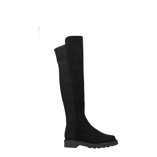 Stuart Weitzman Black Leather Boot
