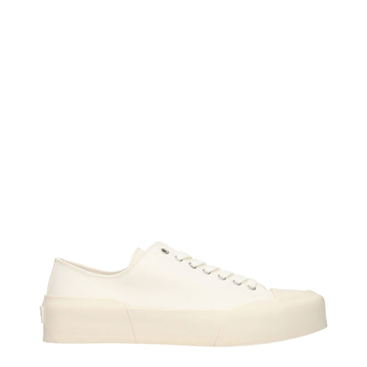 Jil Sander Beige Fabric Sneakers