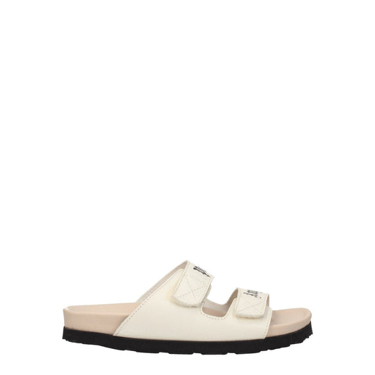 Palm Angels Beige Leather Sandal