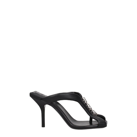 Givenchy Black Leather Sandal