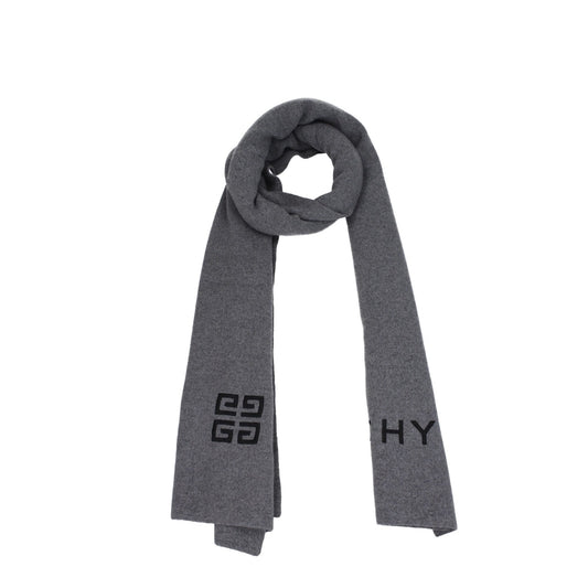 Givenchy Gray Wool Scarf
