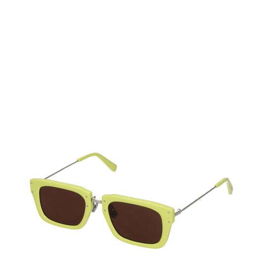 Jacquemus Yellow Haircalf Sunglass