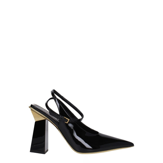 Valentino Garavani Black Leather Sandal