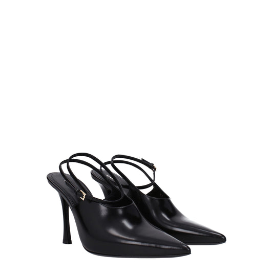 Givenchy Black Leather Sandal