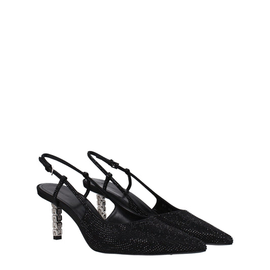 Givenchy Black Fabric Sandal
