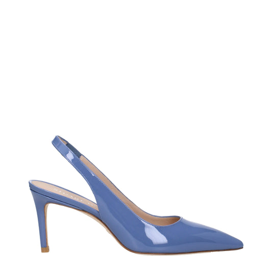 Stuart Weitzman Light Blue Leather Sandal
