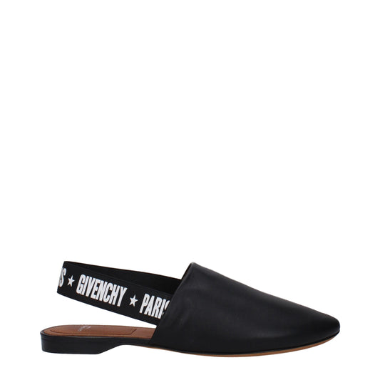Givenchy Black Leather Sandal