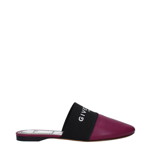 Givenchy Purple Leather Slipper