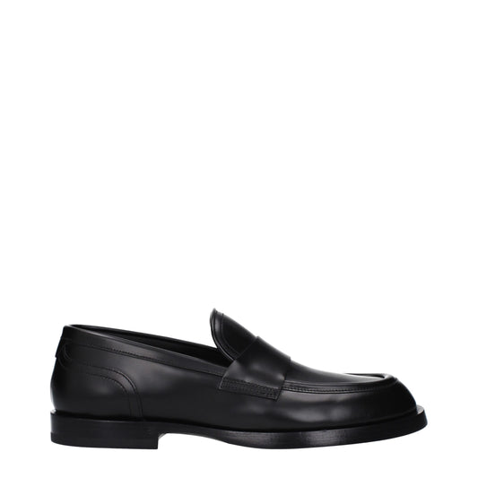 Dolce & Gabbana Black Leather Loafer