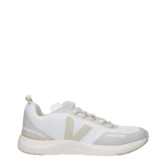 Veja White Fabric Sneakers
