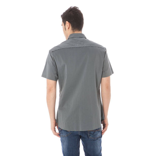 Costume National Gray Cotton Shirt