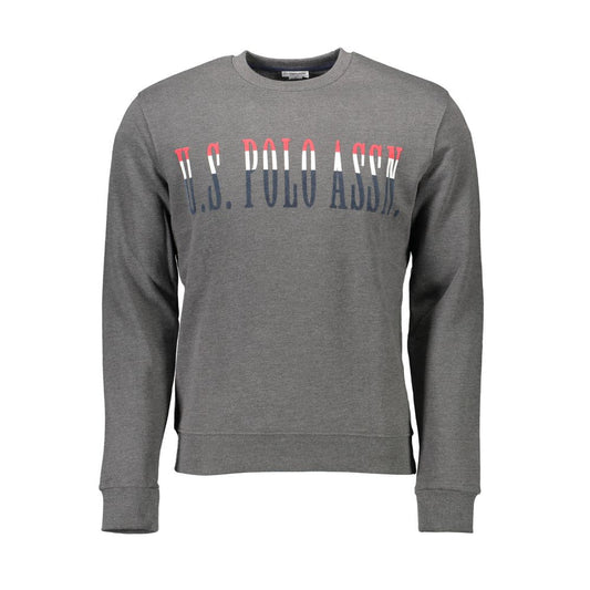 Suéter de algodón gris de US POLO ASSN.