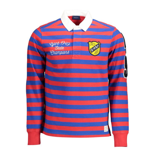 Polo de algodón rojo Gant