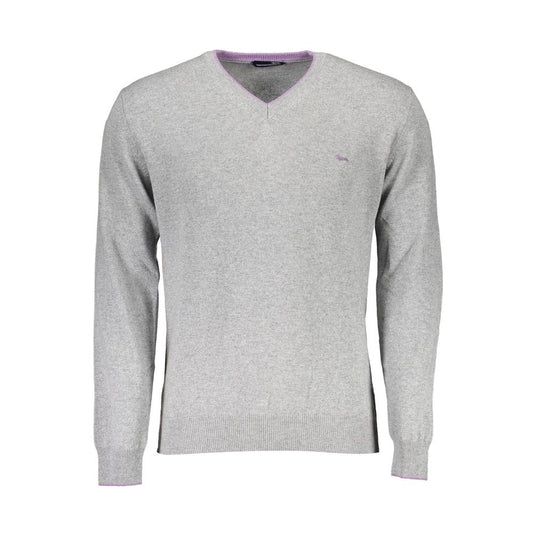 Suéter de lana gris Harmont & Blaine