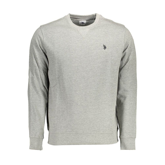 Suéter de algodón gris de US POLO ASSN.