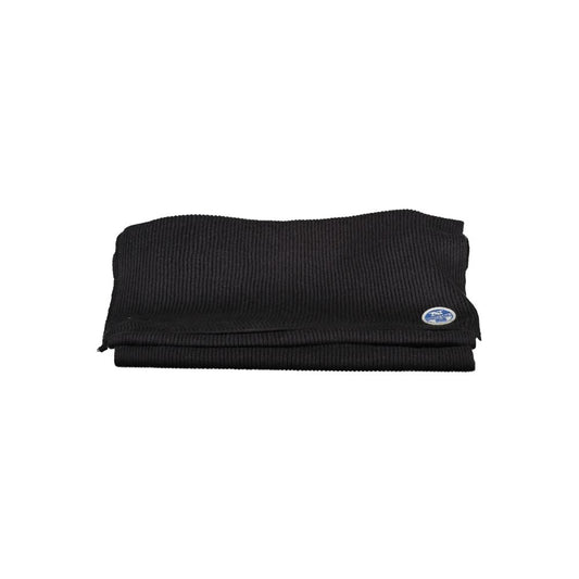North Sails Black Cotton Scarf