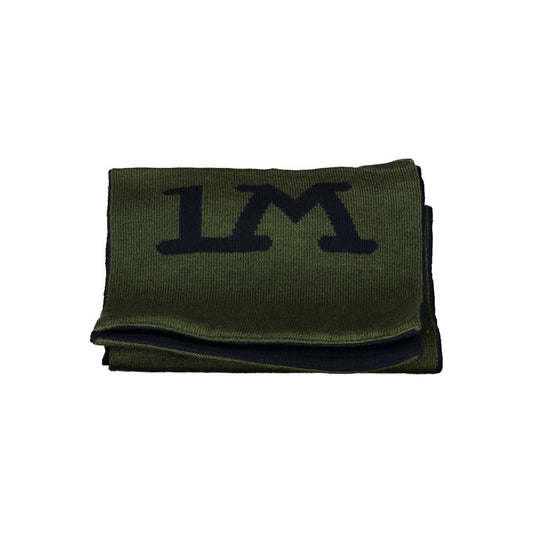 La Martina Green Polyester Scarf