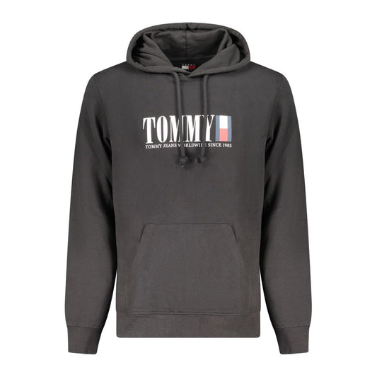 Tommy Hilfiger Black Cotton Men Sweater