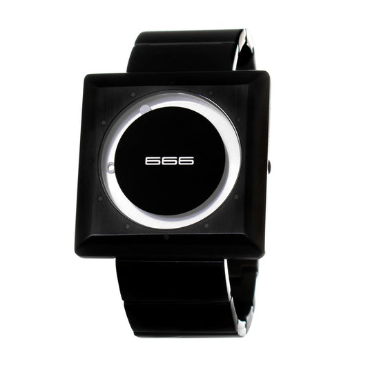 666BARCELONA Black Stainless Steel Watch