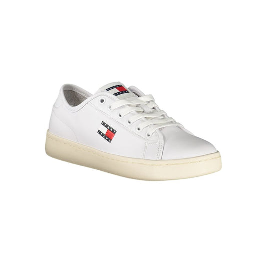 Tommy Hilfiger White Leather Sneaker