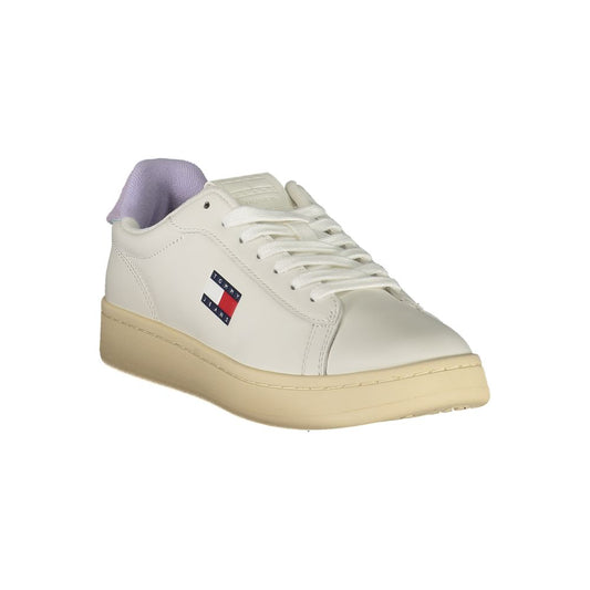 Tommy Hilfiger White Polyester Sneaker