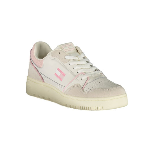Tommy Hilfiger White Polyester Sneaker