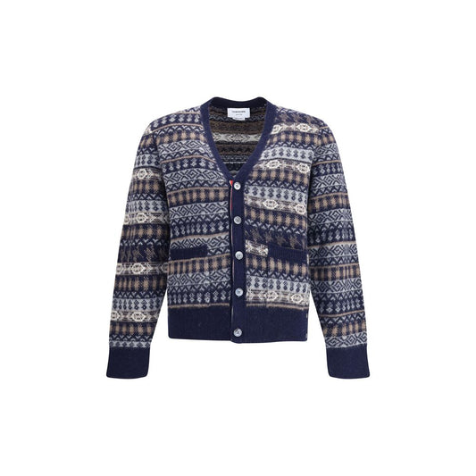 Thom Browne FUN MIX FAIRISLE FLOAT JACQUARD RELAXED
