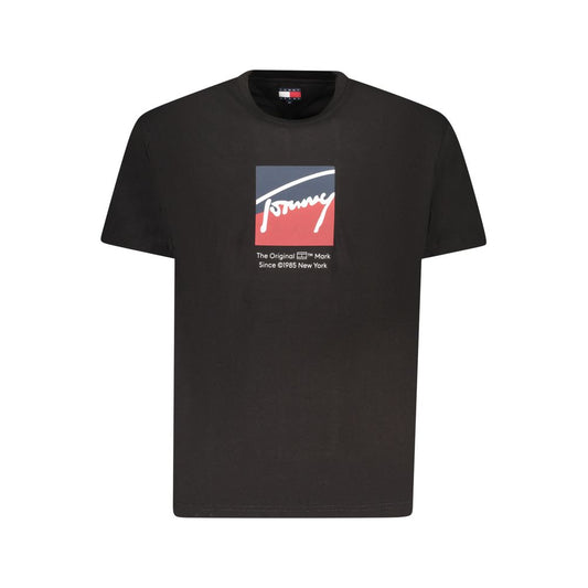 Tommy Hilfiger Black Cotton T-Shirt