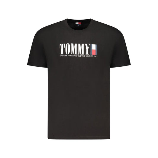 Tommy Hilfiger Black Cotton T-Shirt