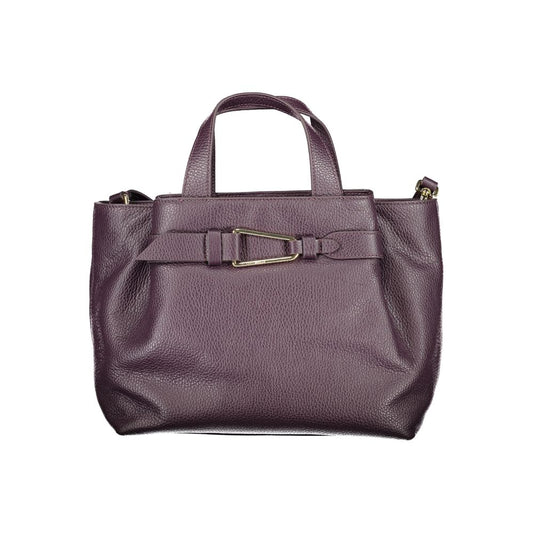 Coccinelle Purple Leather Handbag