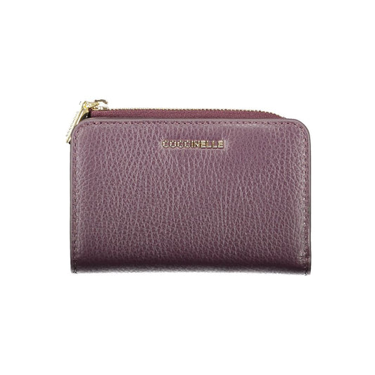 Coccinelle Purple Leather Wallet