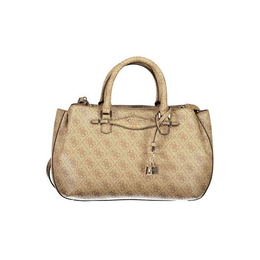 Guess Jeans Beige Polyethylene Handbag