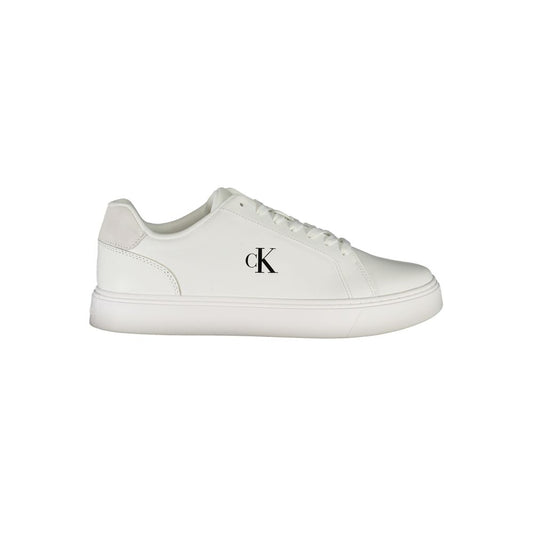 Calvin Klein White Polyester Sneaker