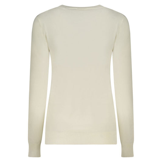 Guess Jeans White Viscose Sweater
