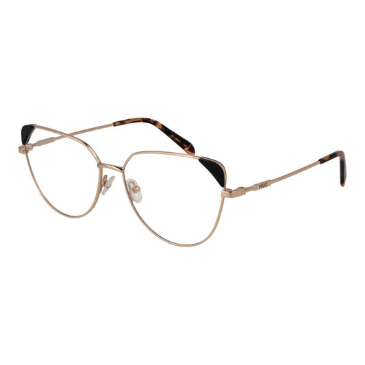 Emilio Pucci Gold Women Optical Frames